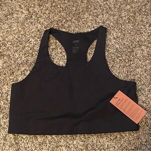 Black Racerback Sports Bra